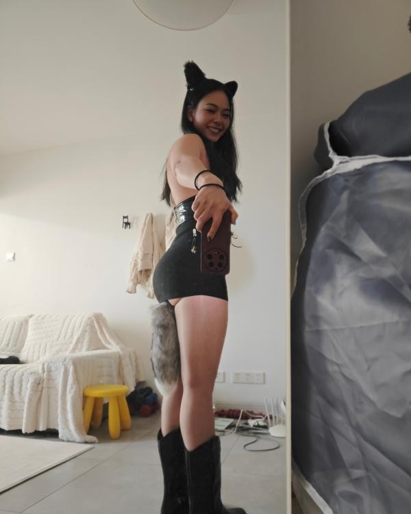 欧美身材的性感小母狗