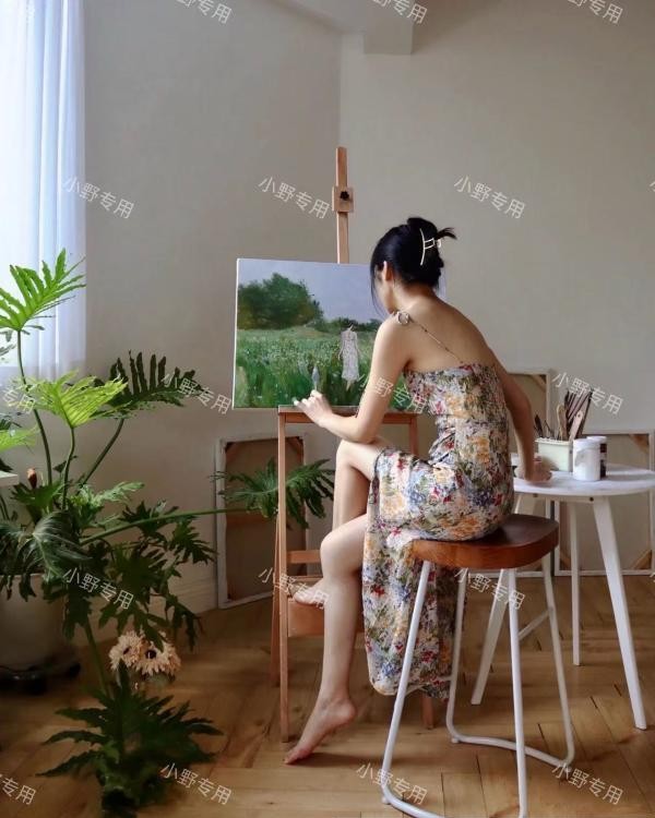 170画画文艺范小野